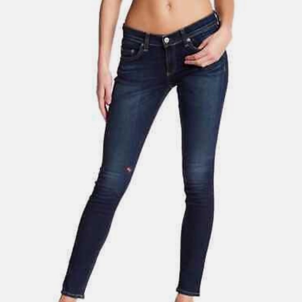 Rag & Bone Skinny Limited Edition Heart Trending Low Rise Ankle Jeans - Picture 7 of 9